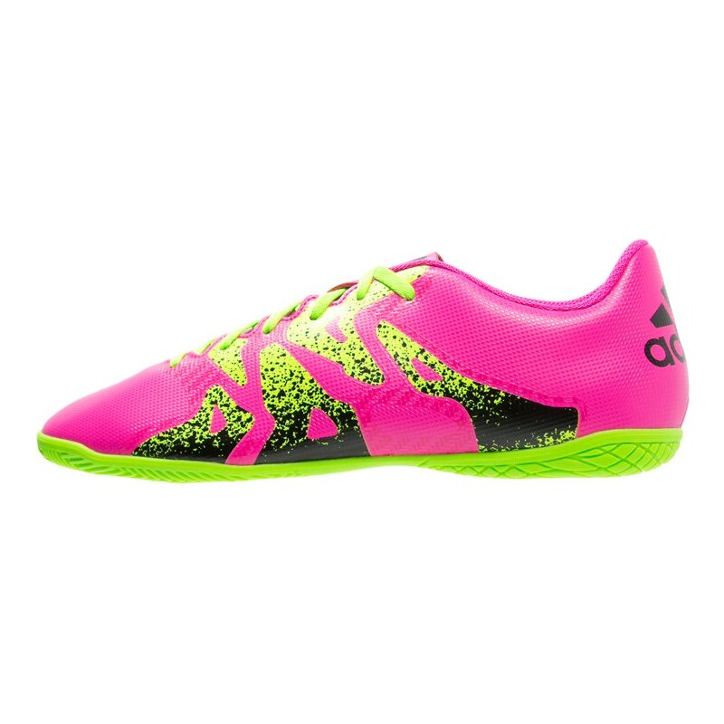 adidas Performance X 15.4 IN Fußballschuh Halle shock pink/solar green/core black