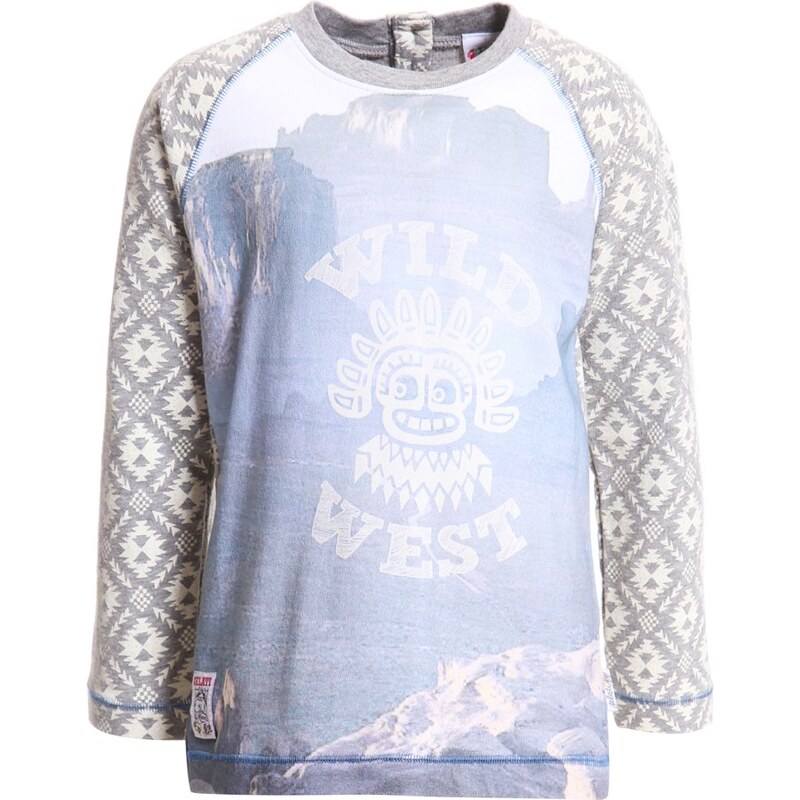 Gelati Kidswear YEEHAA Sweatshirt mottled grey/multicolor