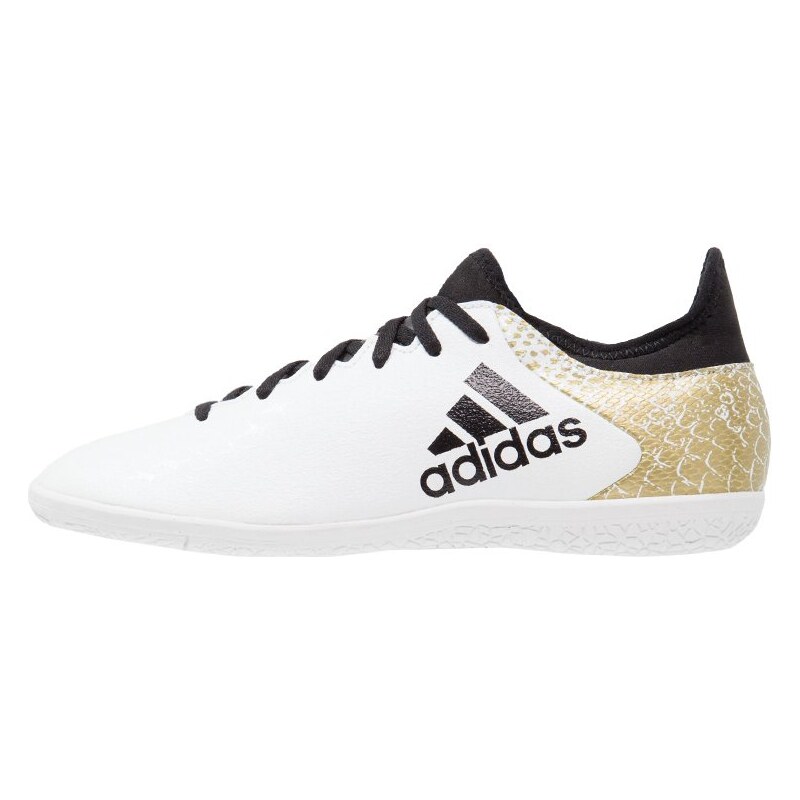 adidas Performance X 16.3 IN Fußballschuh Halle white/core black/gold metallic