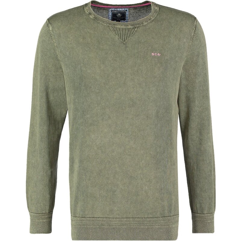 New Zealand Auckland Strickpullover army green