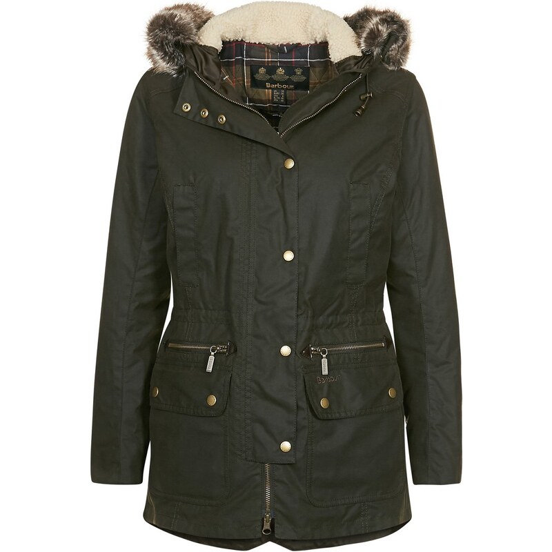 Barbour Winterjacke olive/classic