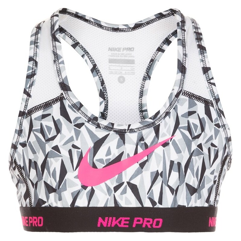 Nike Performance PRO HYPERCOOL SportBH cool grey/white/hyper pink