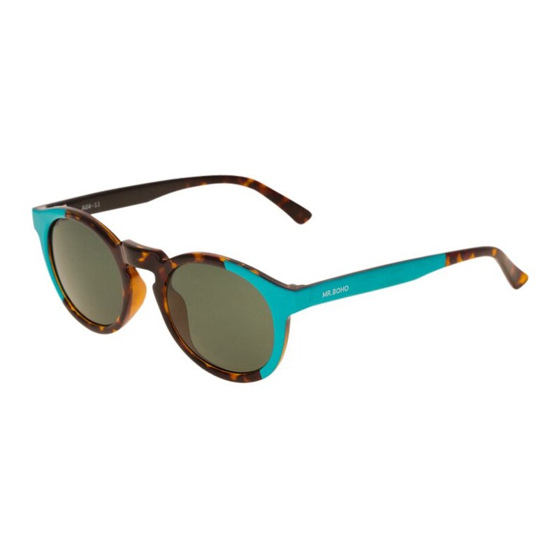 MR.BOHO JORDAAN Sonnenbrille turquoise/cheetah tortoise/classic