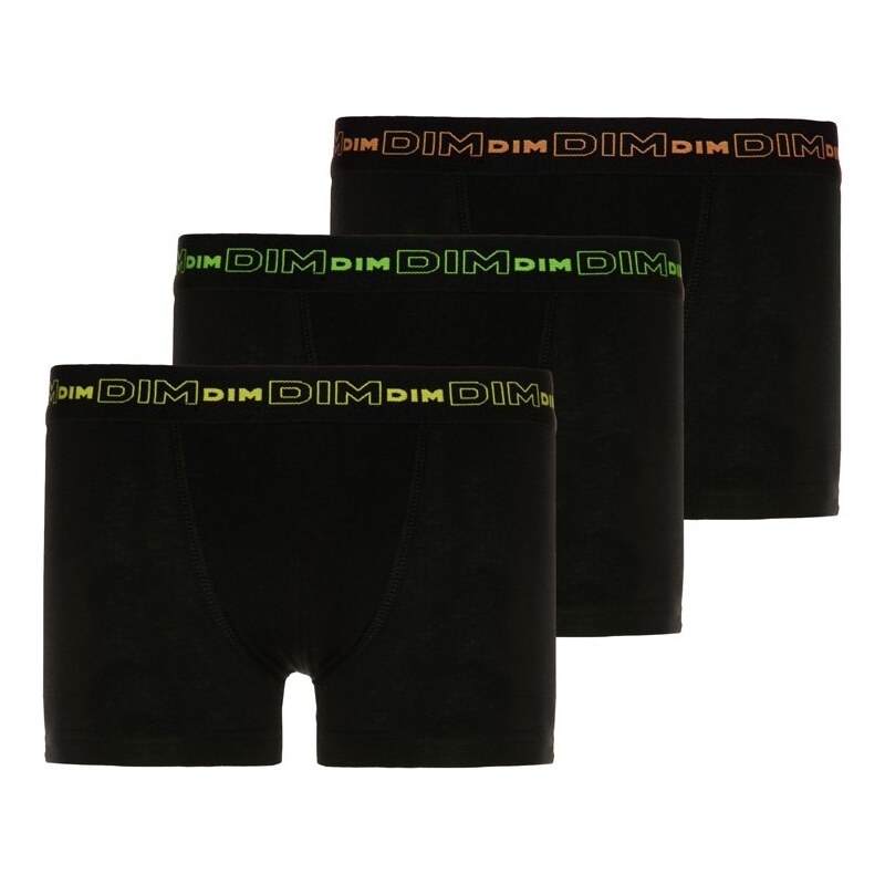 DIM 3 PACK Panties noir/multicolor