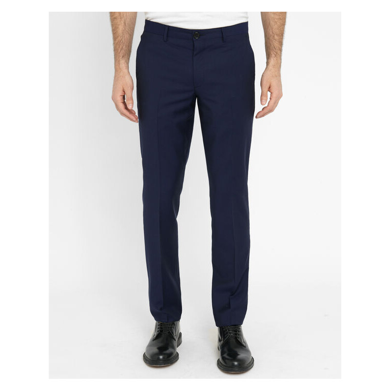 PS By Paul Smith Blaue Slim-Hose aus Wolle