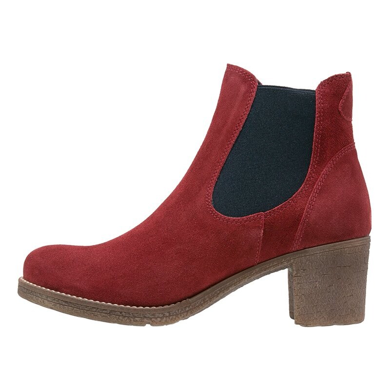 Pinto Di Blu Ankle Boot red