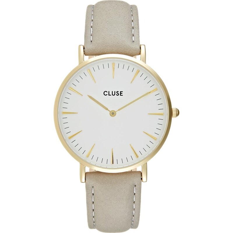 Cluse LA BOHÈME Uhr goldcoloured/white/grey
