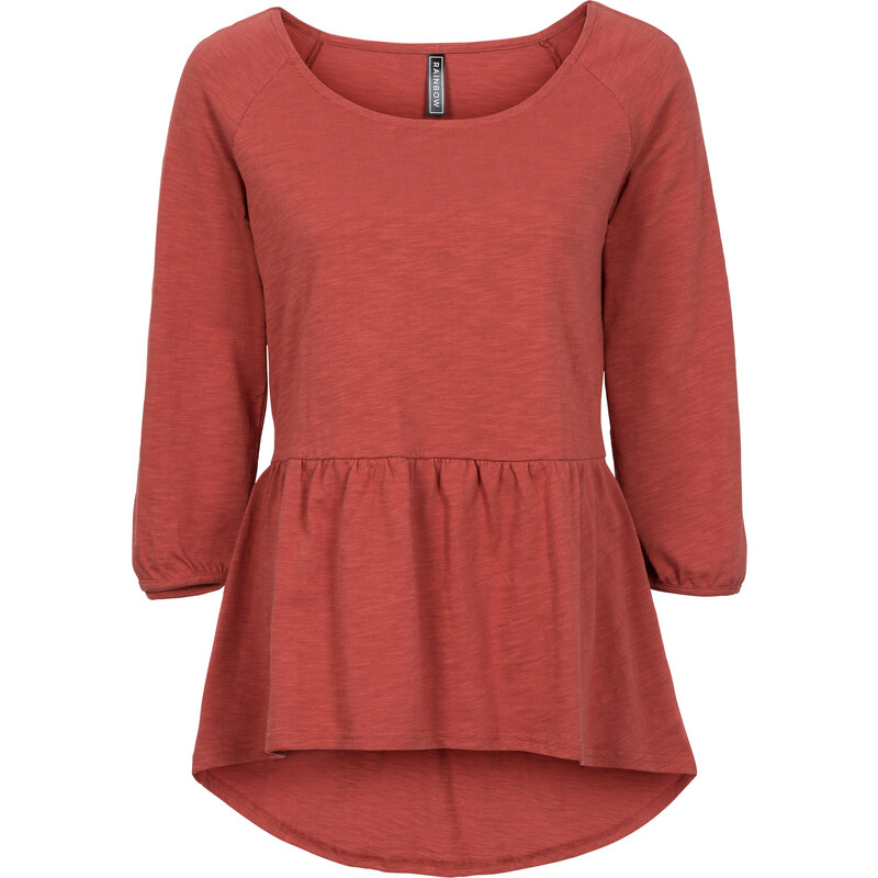 RAINBOW Shirt-Tunika 3/4 Arm in rot für Damen von bonprix