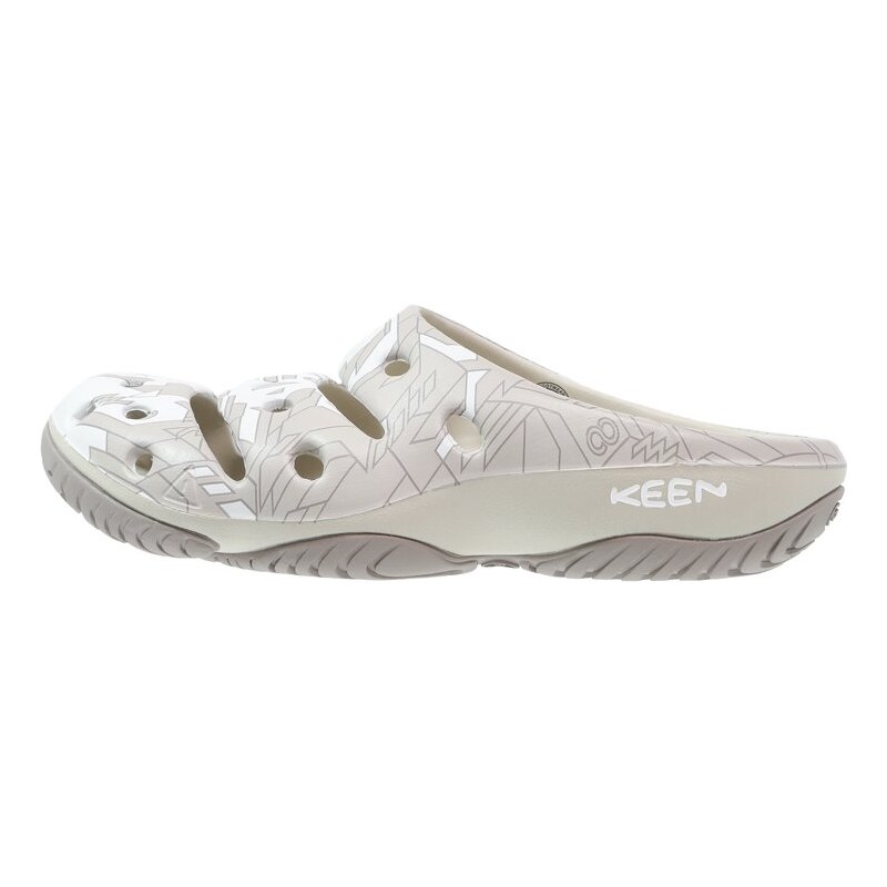 Keen YOGUI Pantolette flach synchronicity white/gray