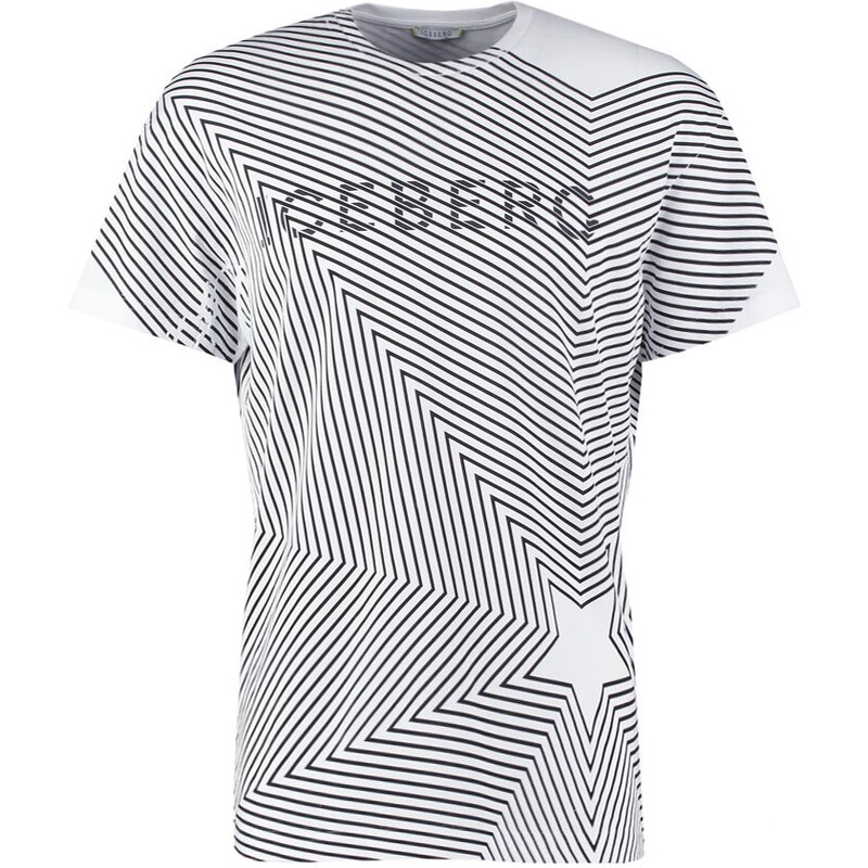 Iceberg TShirt print bianco ottic