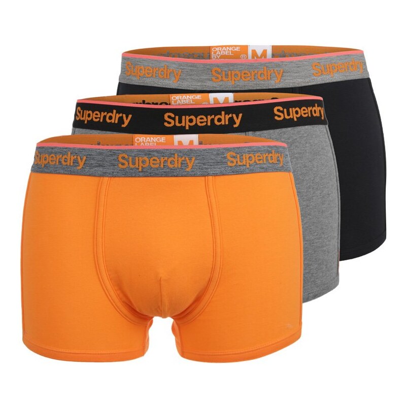 Superdry 3 PACK Panties orange/grey/black