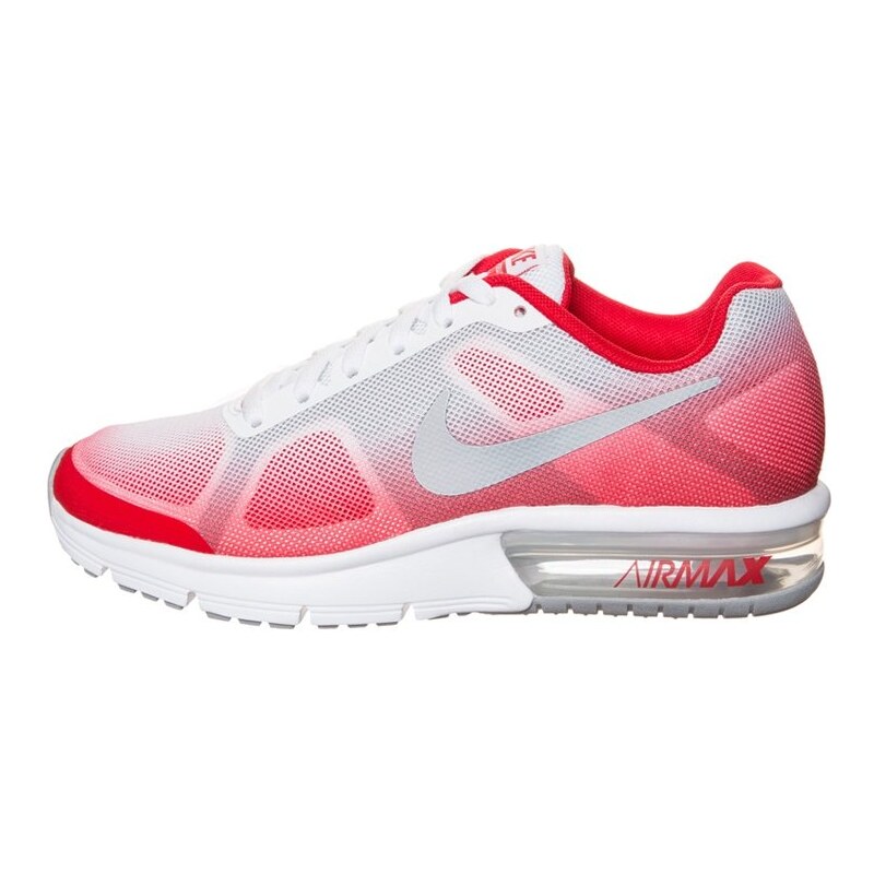 Nike Performance AIR MAX SEQUENT Laufschuh Neutral university red/metallic silver/wolf grey