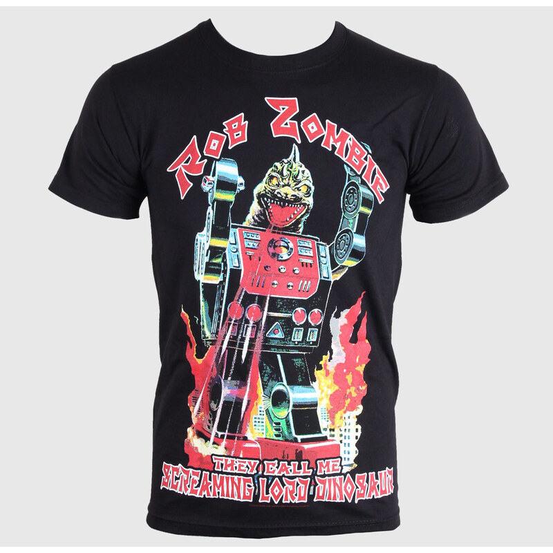 Metal T-Shirt Männer Rob Zombie - Lord Dinosaur - ROCK OFF - RZTEE03MB