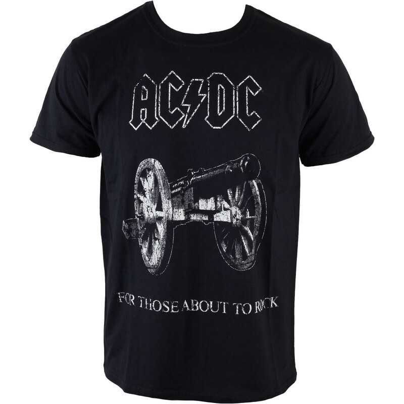 Metal T-Shirt Männer AC-DC - About To Rock - ROCK OFF - ACDCTS06MB