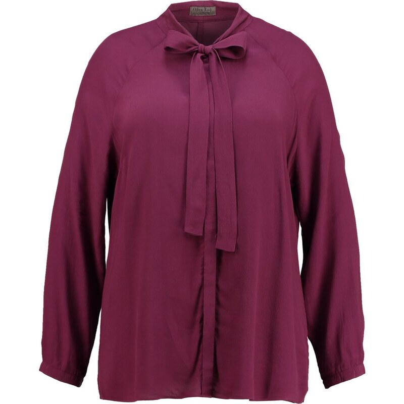 Open End Bluse winered