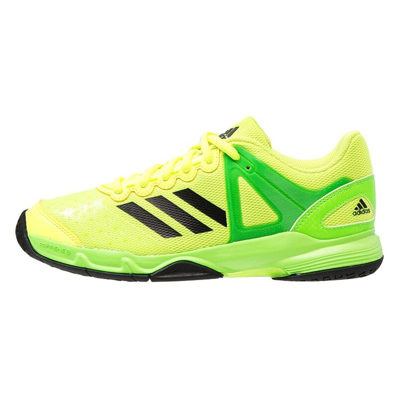 adidas Performance COURT STABIL Handballschuh solar yellow/core black/solar green