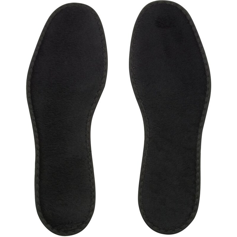 Shoeboys Schuhsohle / Fußbett Fellsohle schwarz