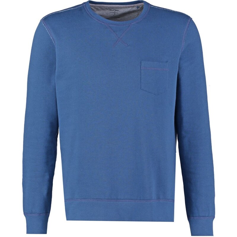 Olymp Level 5 BODY FIT Sweatshirt blau