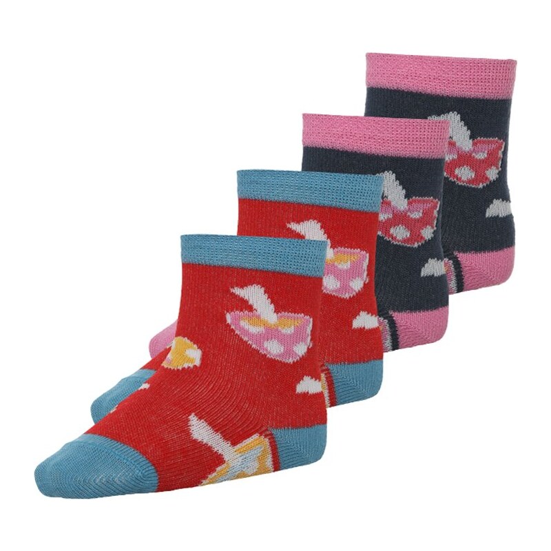 Ewers 4 PACK Socken pink/blau/bunt