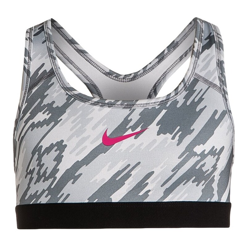 Nike Performance PRO CLASSIC SportBH pure platinum/black/cool grey/vivid pink
