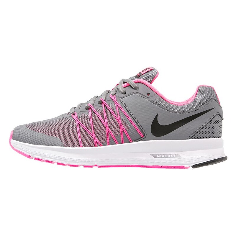 Nike Performance AIR RELENTLESS 6 Laufschuh Neutral cool grey/black/pink