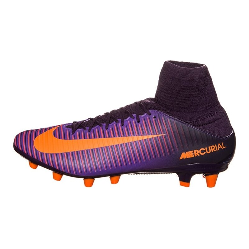 Nike Performance MERCURIAL VELOCE III AGPRO Fußballschuh Multinocken purple dynasty/bright citrus/hyper grape