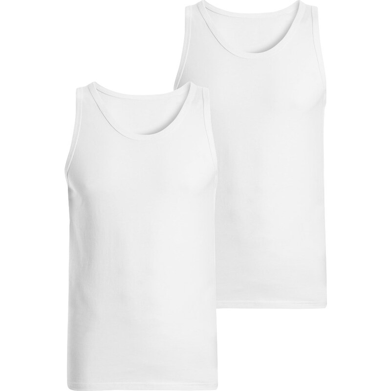 Next 2 PACK Unterhemd / Shirt white