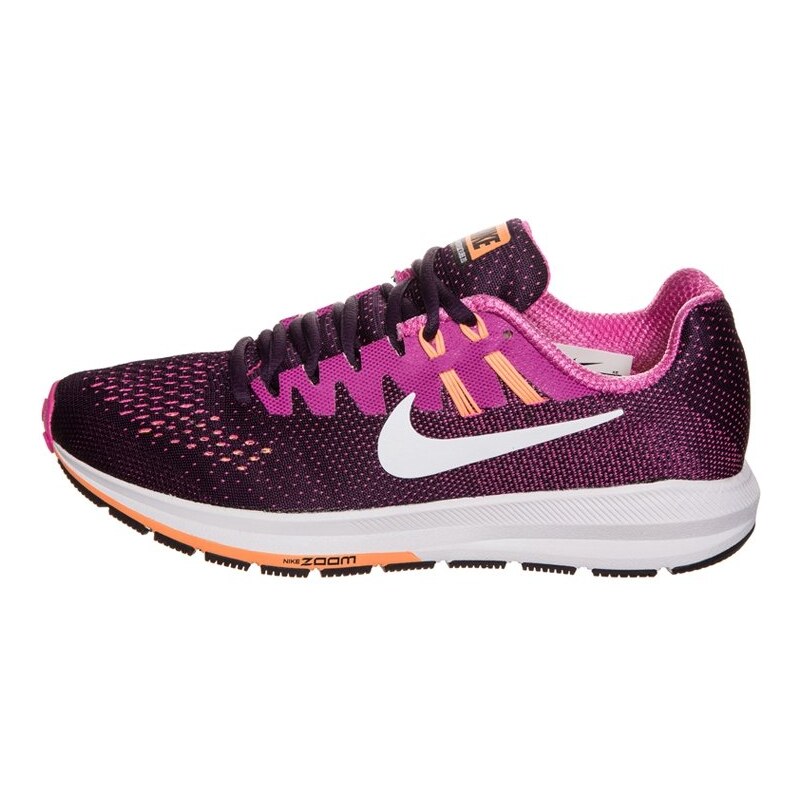 Nike Performance AIR ZOOM STRUCTURE 20 Laufschuh Neutral purple dynasty/white/fire pink