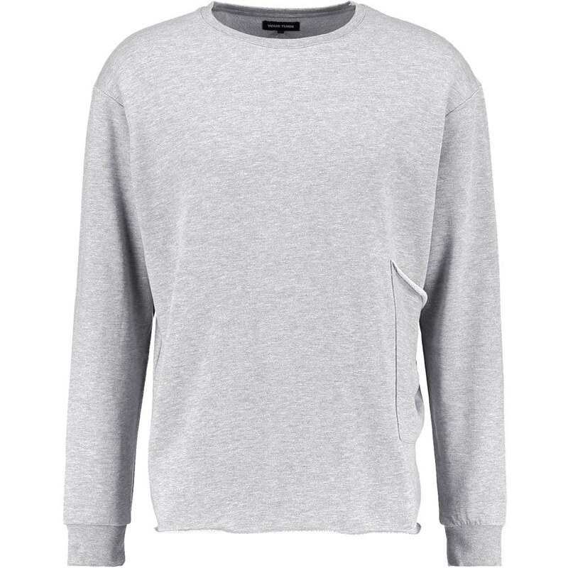 YOURTURN Sweatshirt mottled grey