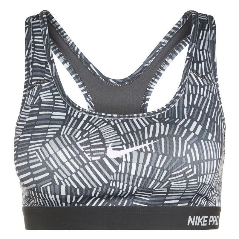 Nike Performance PRO CLASSIC TIDAL SportBH dark grey/cool grey/white