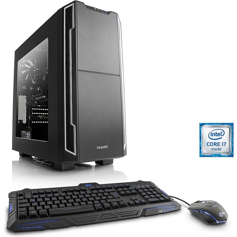 CSL Gaming PC Core i7-6700K GeForce GTX 1070 32GB DDR4 SSD »Immortalis T7220 Windows 10«