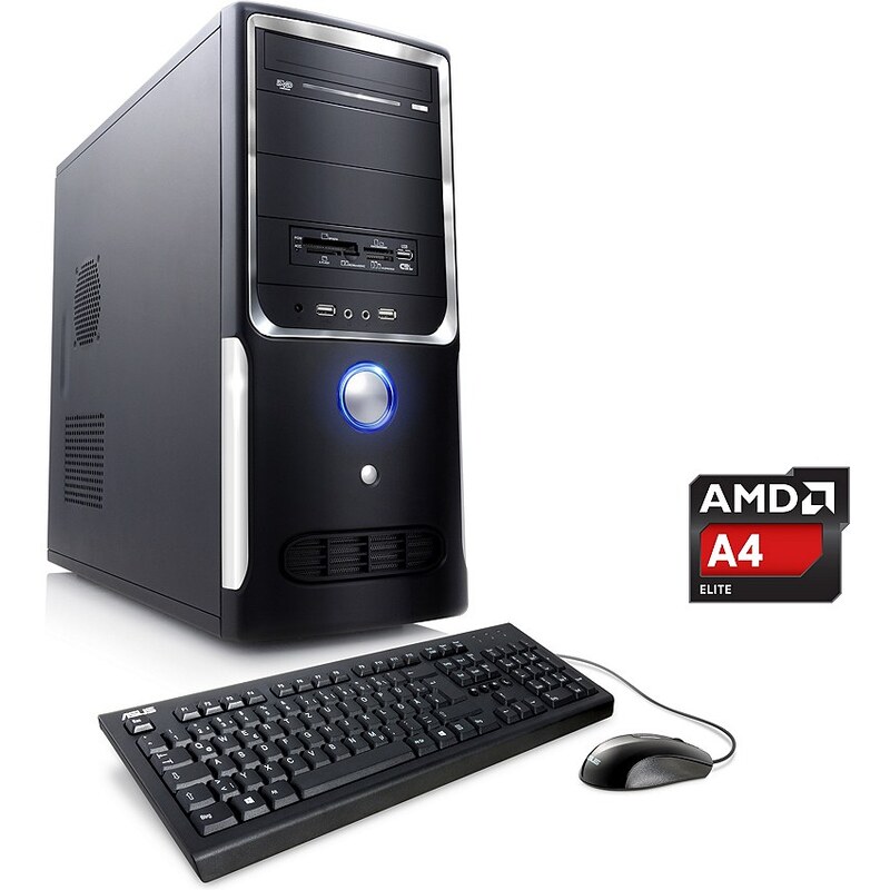 CSL Office PC AMD A4-5300 Radeon HD 7480D 4 GB RAM WLAN »Sprint T2418 Windows 10 Home«