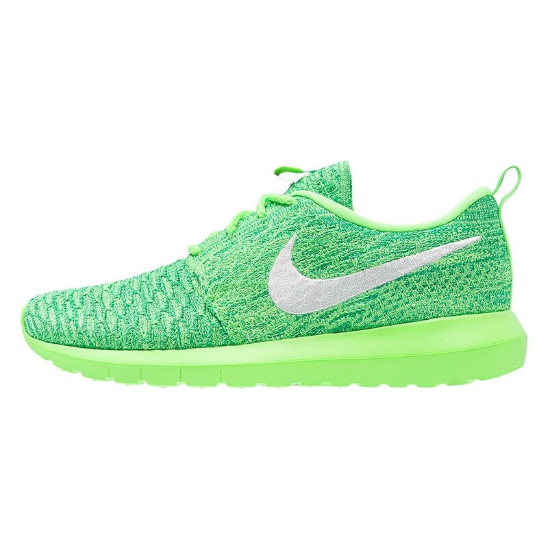 Nike Sportswear ROSHE NM FLYKNIT Sneaker low voltage green/white/lucid green