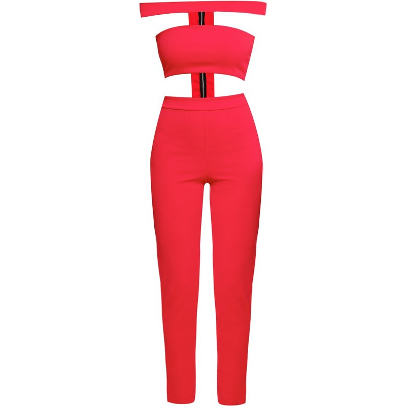 Missguided Jumpsuit red