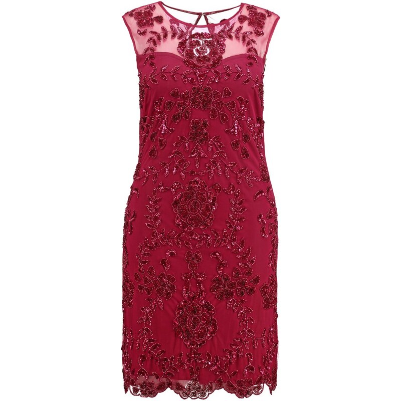 Frock and Frill Curve SAMANTHA Cocktailkleid / festliches Kleid berry red