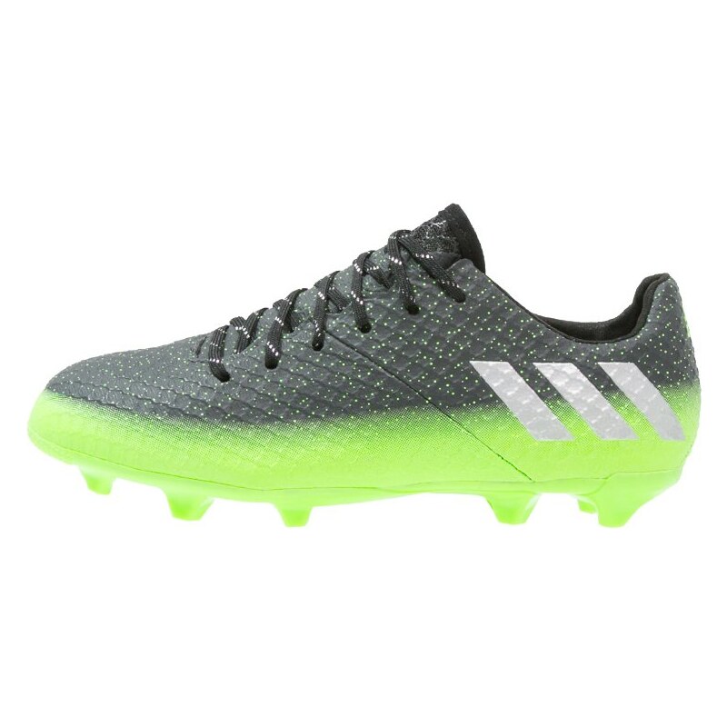 adidas Performance 16.1 FG Fußballschuh Nocken dark grey/silver metallic/solar green