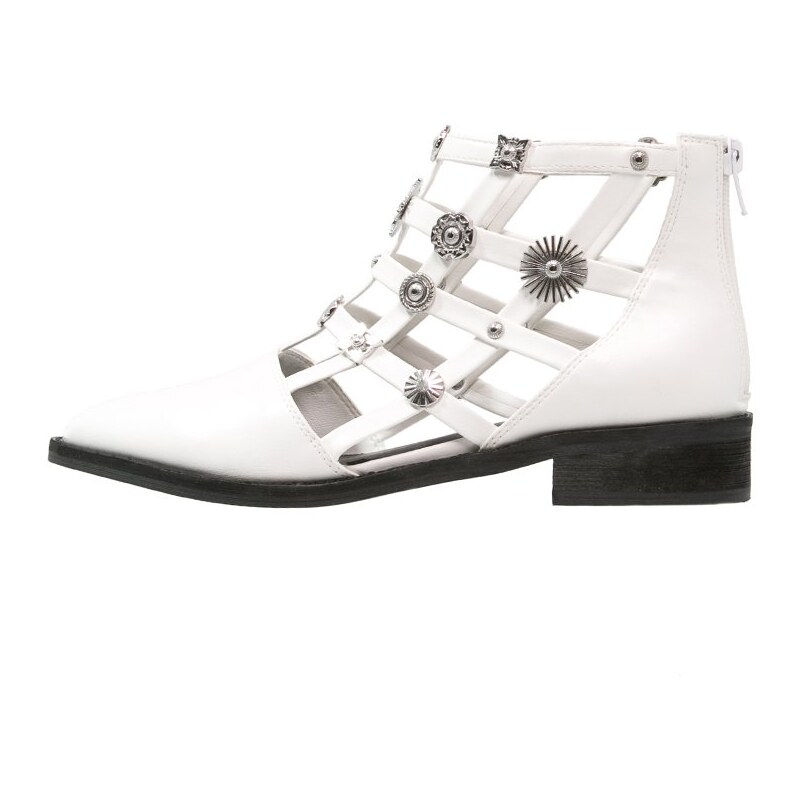 Eeight RAIN Ankle Boot white/silver