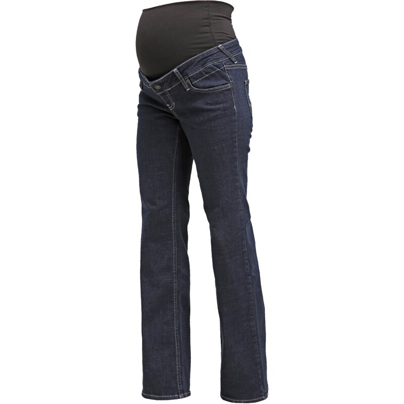 Queen Mum Jeans Bootcut blue rinsed wash
