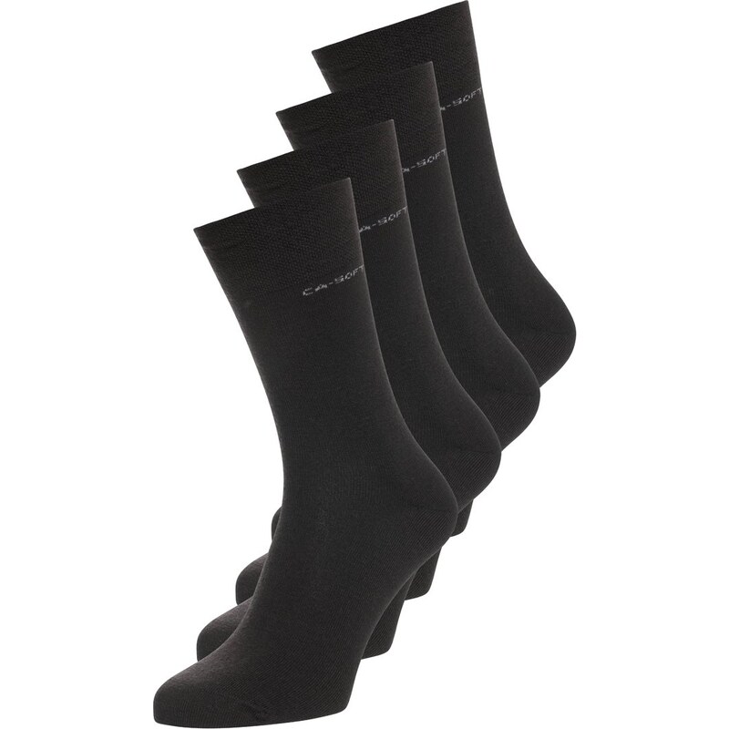camano SOFT WOOL 4 PACK Socken black