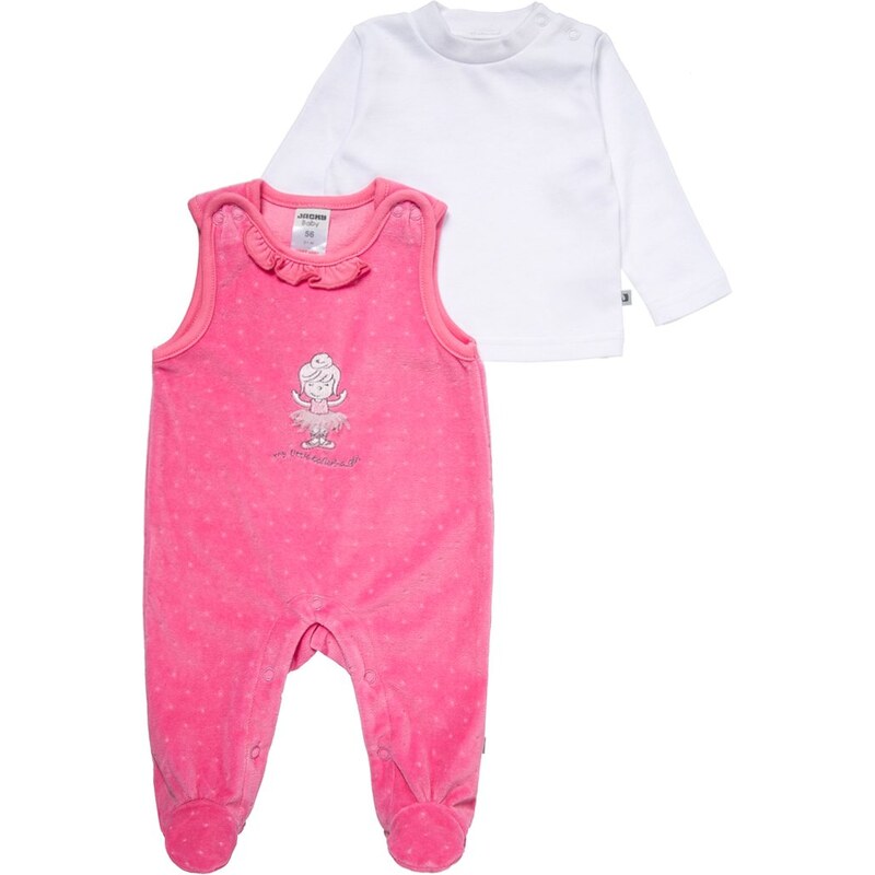 Jacky Baby SET Langarmshirt pink/weiß