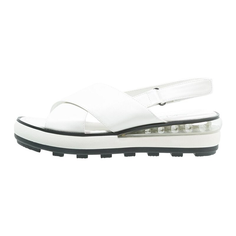 Sixtyseven Plateausandalette blanco