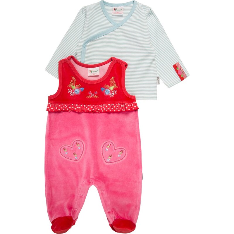 Gelati Kidswear SET Langarmshirt rot/pink/multicolor