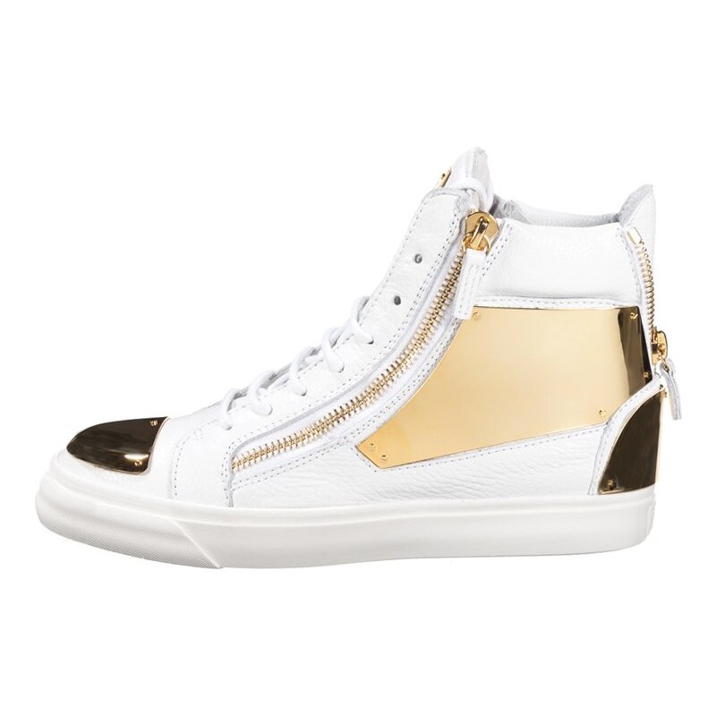 Giuseppe Zanotti Sneaker high bianco/oro
