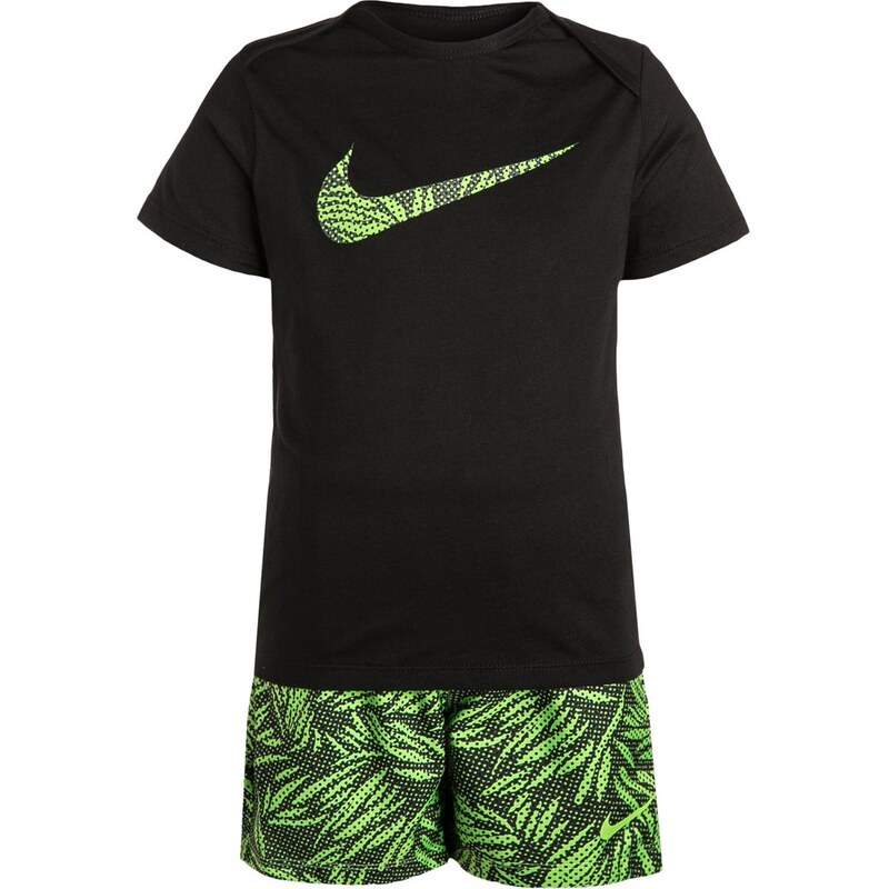Nike Performance SET TShirt print black/action green