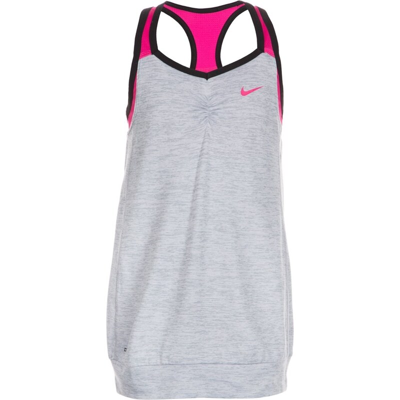 Nike Performance 2IN1 CAMI Top cool grey/vivid pink/black