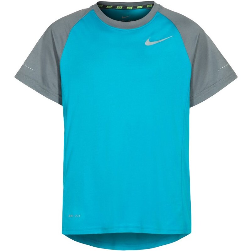 Nike Performance MILER Funktionsshirt blue lagoon/cool grey/reflective silver