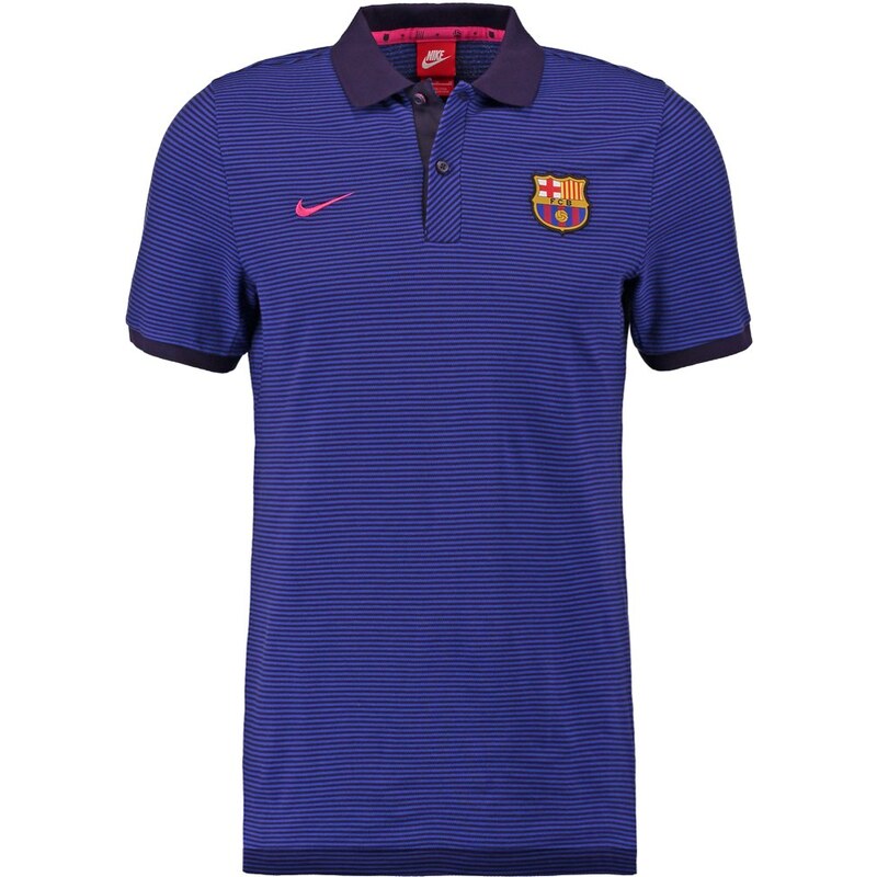Nike Performance FC BARCELONA Poloshirt purple dynasty/deep night/vivid pink