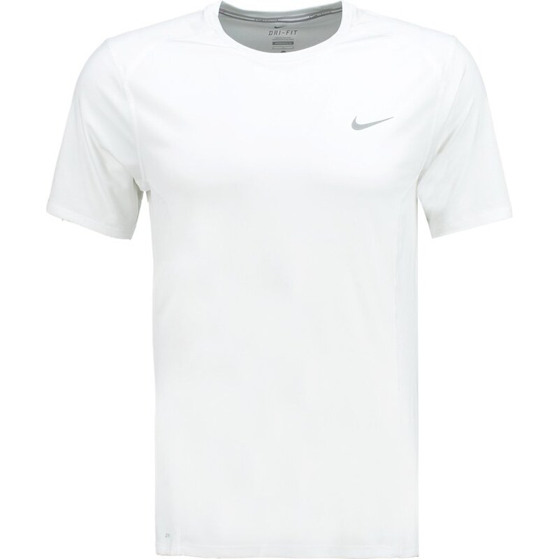 Nike Performance MILER Funktionsshirt white/reflective silver
