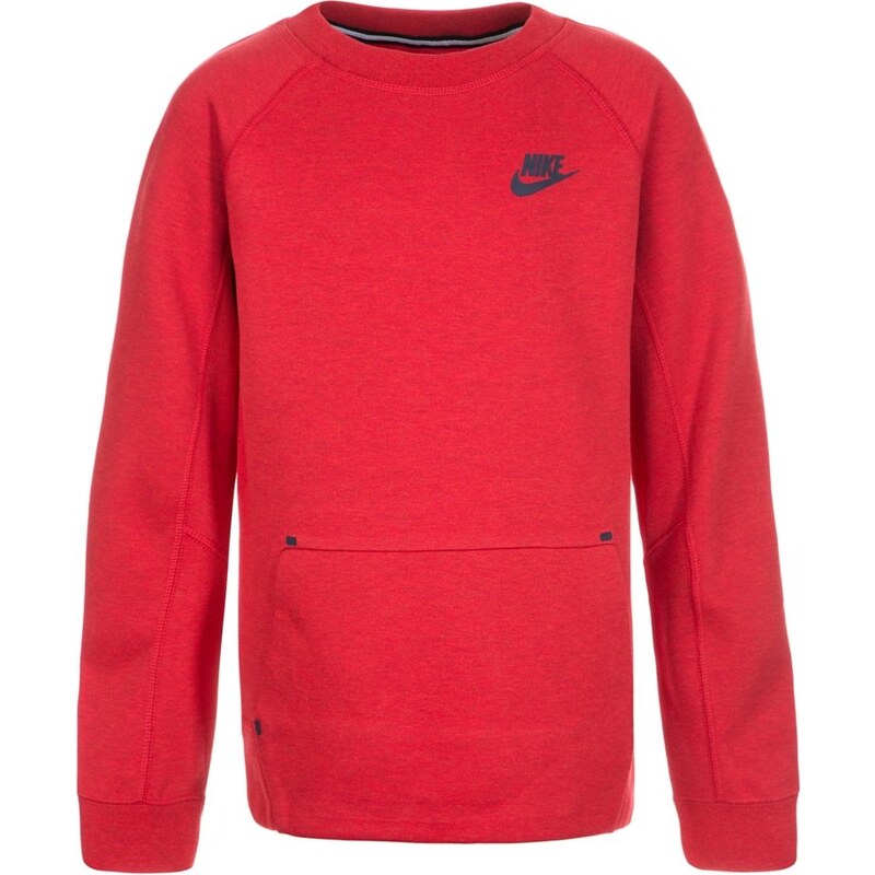 Nike Performance TECH FLEECE Sweatshirt lite university red heather/obsidian
