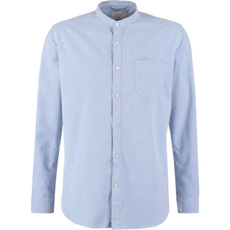 Knowledge Cotton Apparel SLIM FIT Hemd mid blue